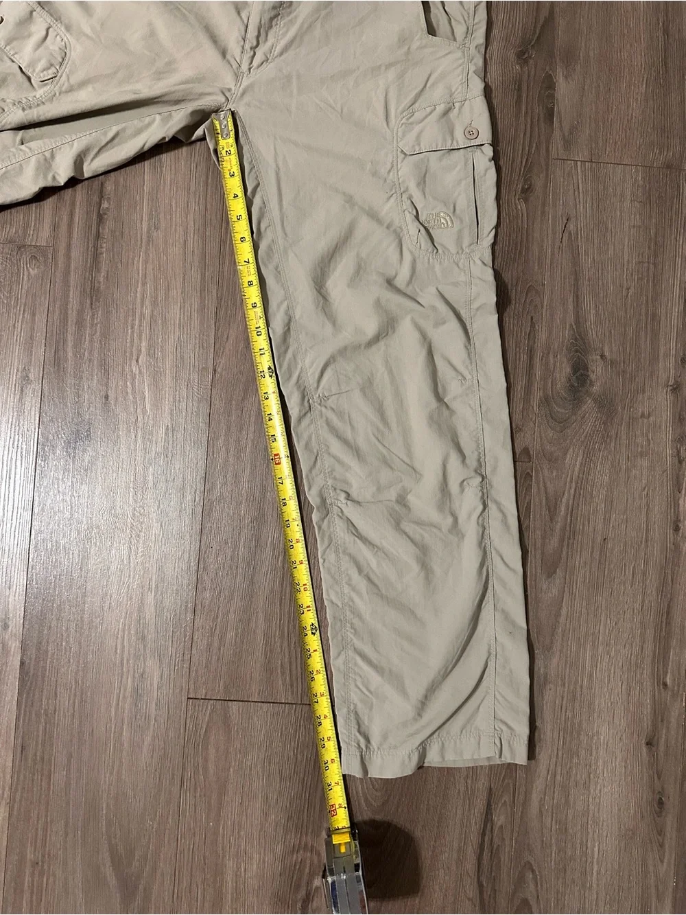 The North Face Men's Cargo Pants in Light Khaki Pockets Outdoor Durable